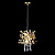 Светильник подвесной Crystal Lux ROMEO SP2 GOLD D250